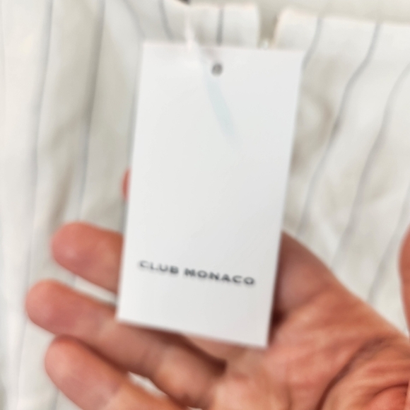 Club Monaco linen blend mini dress size 10 BNWT - Picture 9 of 11